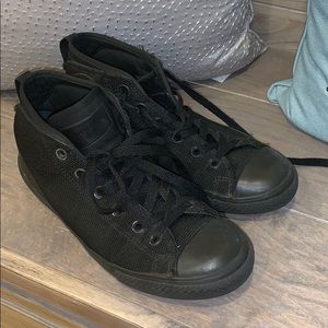 Black converse high tops